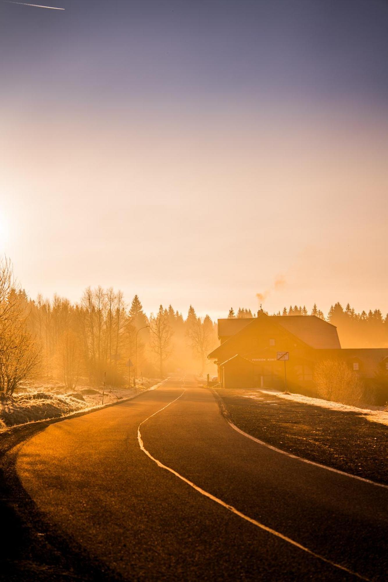 Pension Korytko Horska Kvilda Exteriör bild